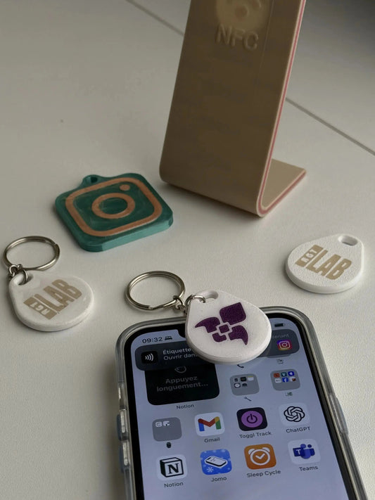 Porte clé NFC - carte de visite digitale Ma boutique